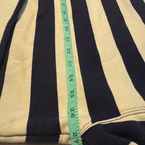 BRANDY MELVILLE OS Navy and White Striped Crop Women Nautical Sweater Preppy - Picture 2 of 6